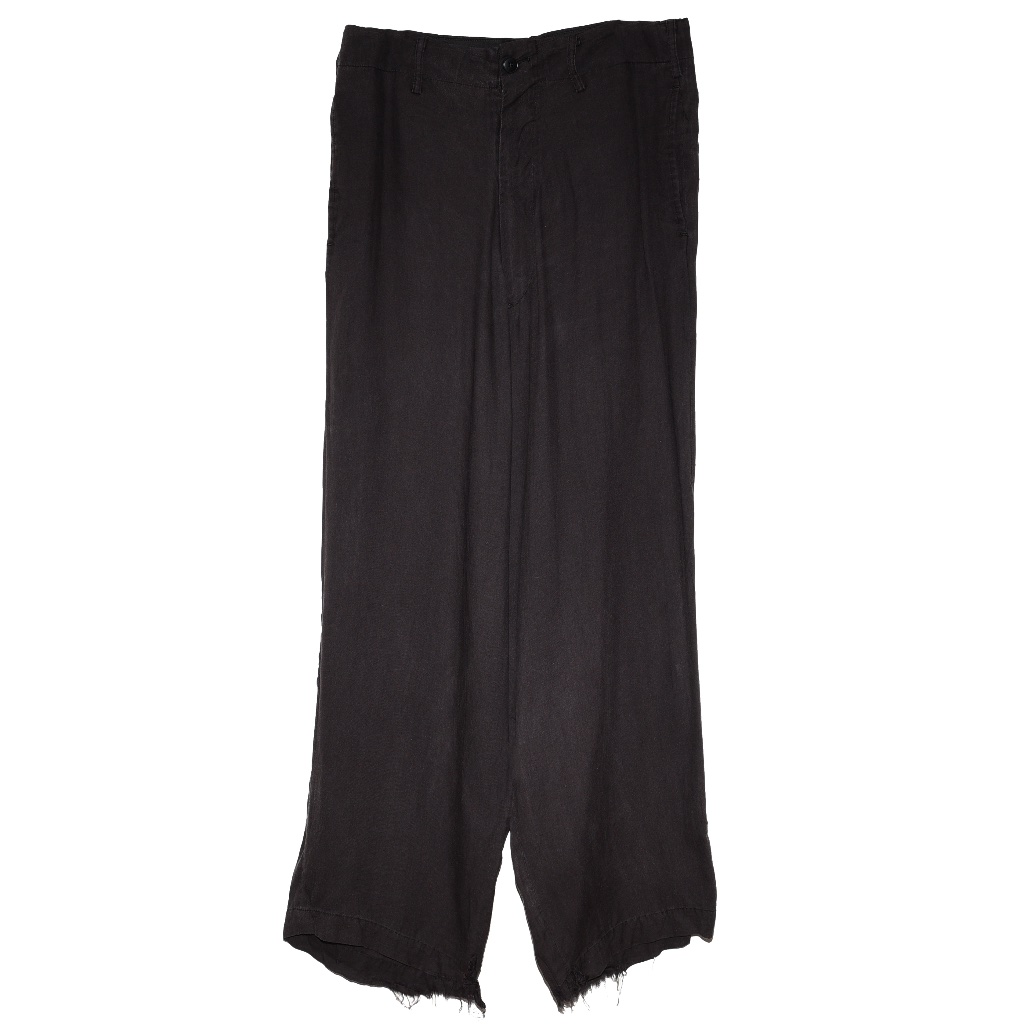 Yohji Yamamoto Ground Y Distressed Long Trousers